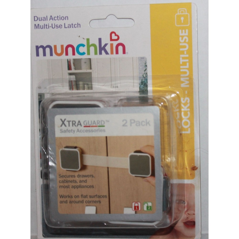 2PK Munchkin Dual Action Multi-Use Latch Xtra Guard